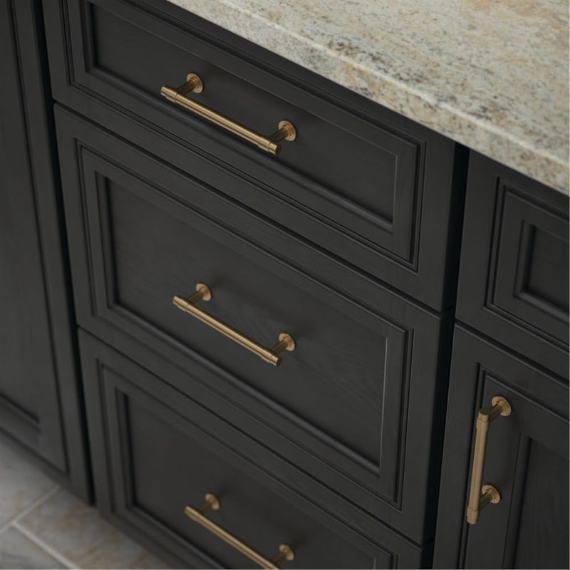 Franklin Brass Straight Bar Cabinet Pull, Champagne Bronze, 5-1/16 in (128mm) Drawer Handle, 10 Pack, P29618Z-CZ-B 5-1/16" (128mm)