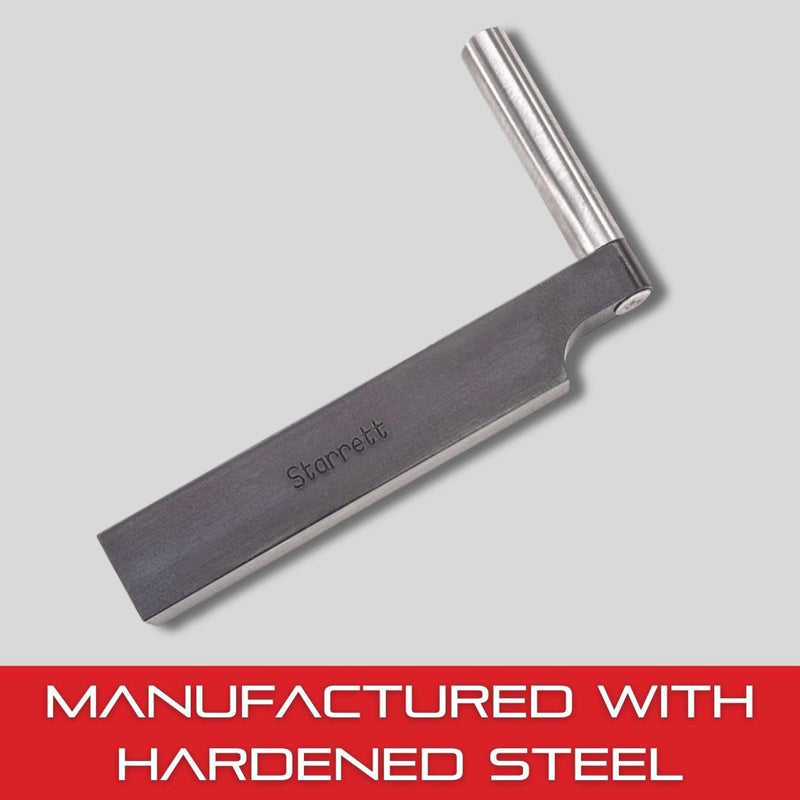 Starrett Tool Post Holder for Use in Tool Posts and Height Gages - 1/4" x 1 5/16" Post and 1/4" x 1/2" Shank - PT11770A