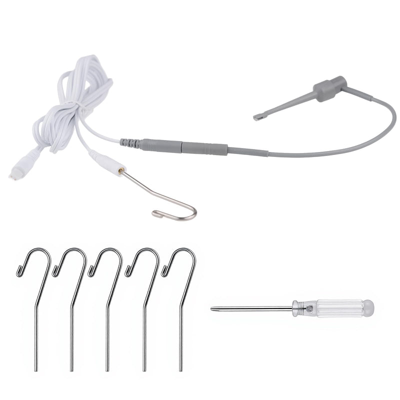 REEHUT Apex Locator Accessories Measuring Wire Probe Code Cable Endo File Holder for Apex Locator 7pcs a Set