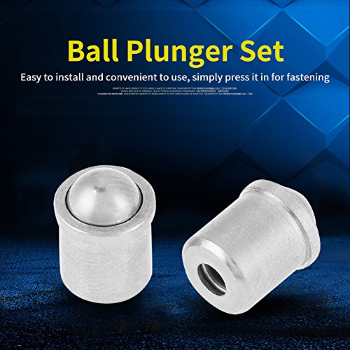 10Pcs Stainless Steel Spring Ball Plunger Push Fit Ball Spring Smooth Plunger 7×6mm