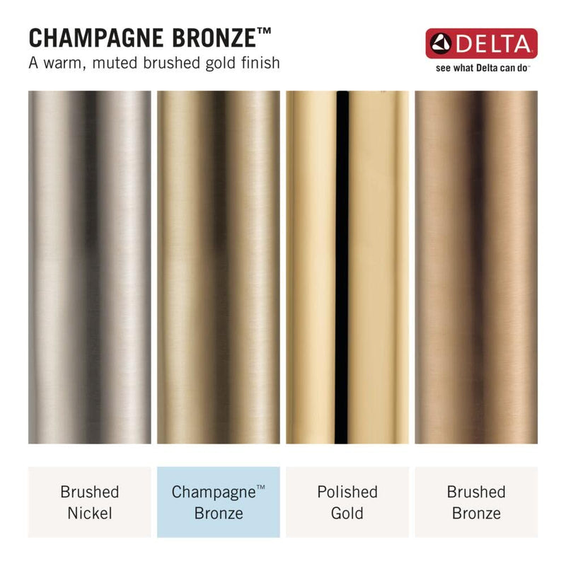 Delta Faucet 72030-CZ Disposal and Flange Stopper, Kitchen, Champagne Bronze, 4.50 x 4.50 x 4.50 inches