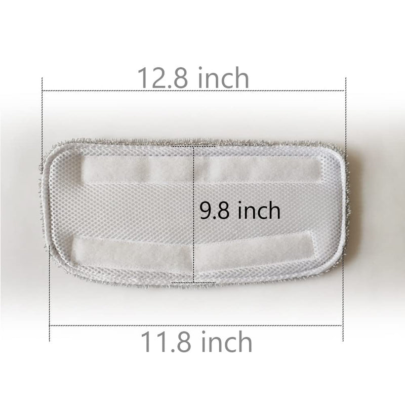2 Packs Steam Mop Cloth Fits Steam Mop GF-6610 Washable, Reusable, Highly Absorbent Microfiber Steam Mop Pads Steam Mop Replacement Pads. Crey- 2 Packs Steam Mop Pads