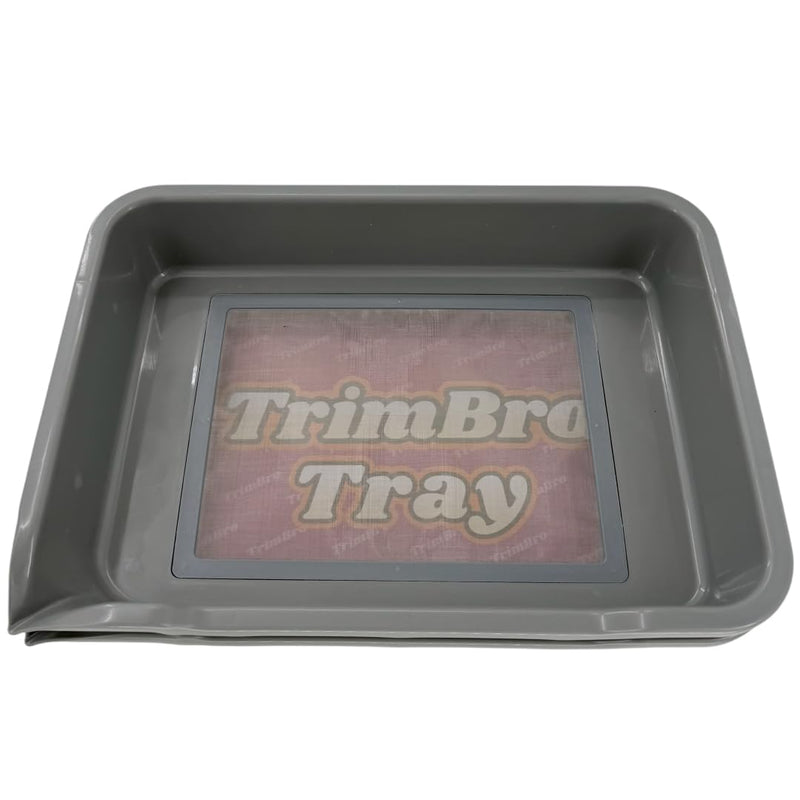 Trim Tray with Pour Spout & Replaceable 150 Micron Screen | Cleaner Collection, Less Waste