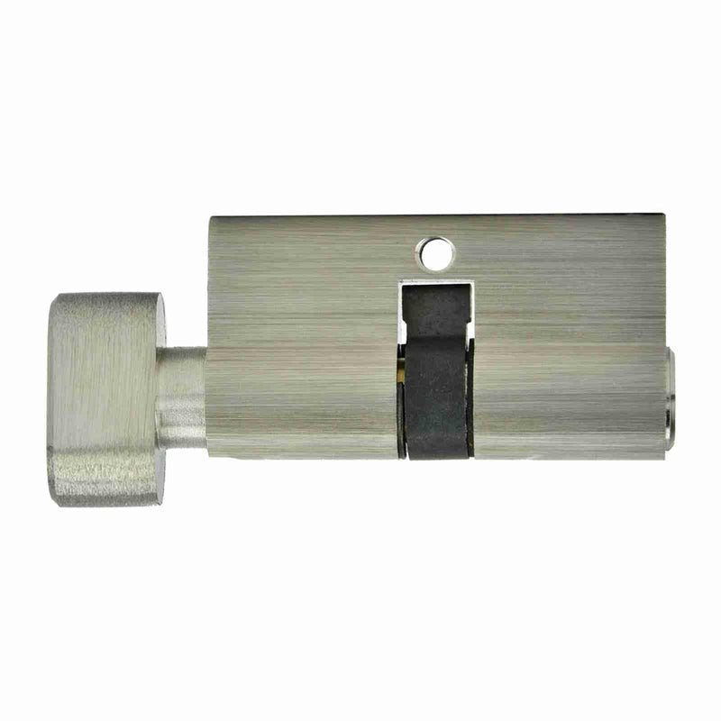 Door Lock Cylinder with Keys 60mm Single Cylinder Deadbolt for Wood and Aluminum Entry Doors, Keyed Alike Exterior Door Lock Replacement Hardware