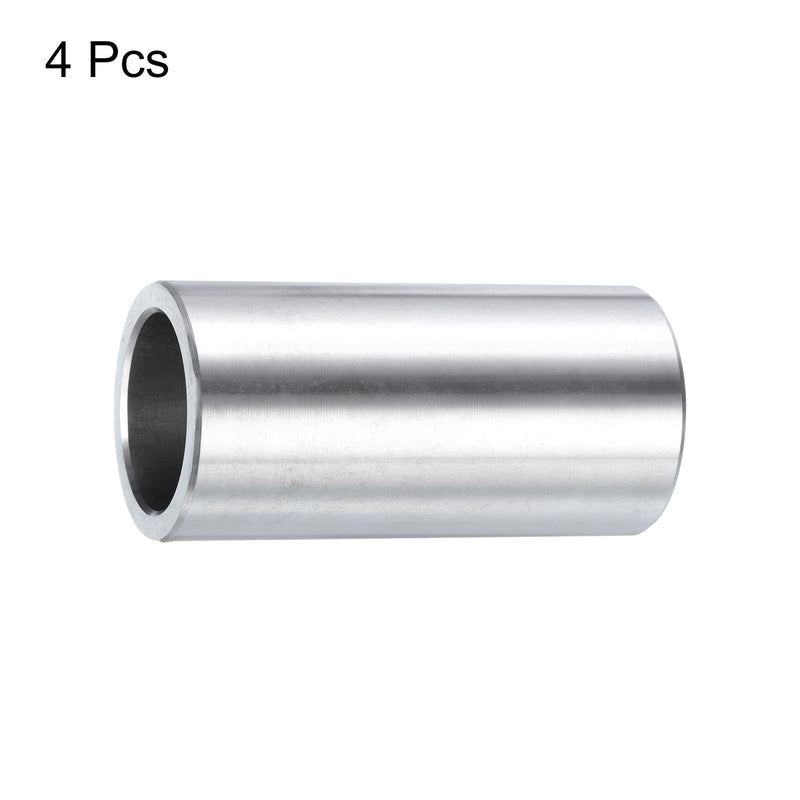 uxcell 4pcs Stainless Steel Spacer 3/4" Bore x 1" OD x 2" Length Screw Standoff Bushing Plain Finish Round Metal Spacer for 3/4 Screws Bolts and Rods 3/4" x 1" x 2"