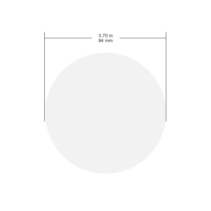 Qualitative Filter Paper Circles, 94 mm Diameter Cellulose Lab Filter Paper, 20 Micron Particle Retention, Medium Flow Filtration Speed, Pack of 100