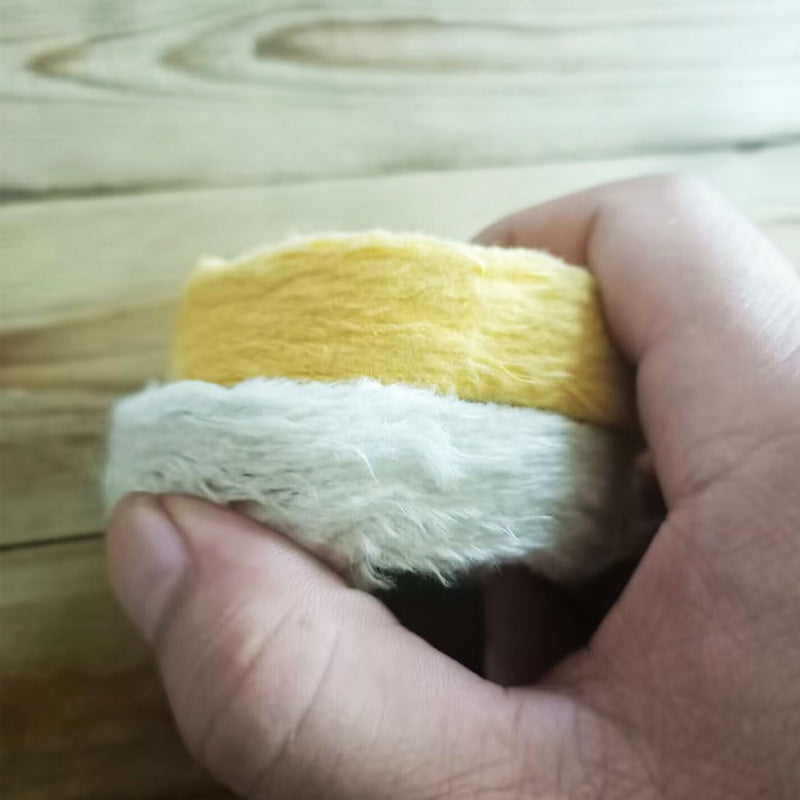 𝐋𝐮𝐨 𝐤𝐞 3 Inch Polishing Wheel for Bench Grinder - 2 Pcs Buffing Wheel (50 Ply), 10 mm Arbor Hole Cotton Sanding Wheel - NewNest Australia