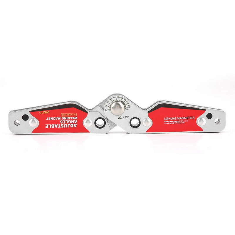 Adjustable Angles Welding Magnet 20°-200°, Magnetic Welding Holder Clamp Welder Tool for Soldering Positioning