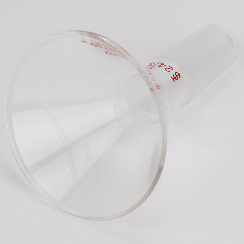 stonylab Glass Oblique Funnel 60 Offset Borosilicate Glass Powder Funnel with 24/40 Standard Joint for Laboratory Materials Supplementing, 75 mm 75 milliliters 1 XK-Funnel-60Du-24/40-75mm