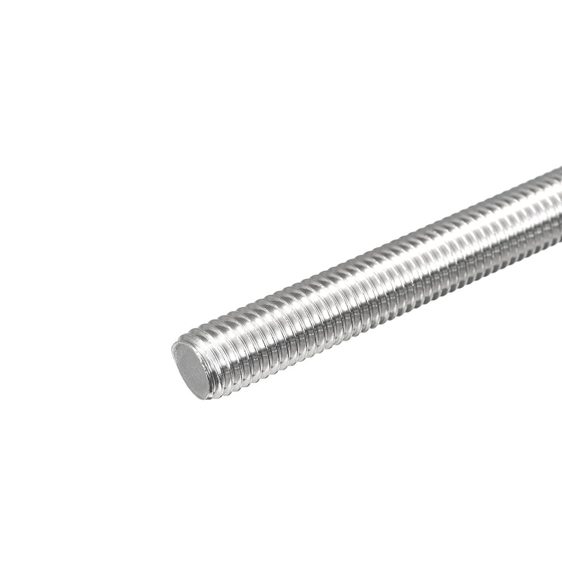 MECCANIXITY Fully Threaded Rod M12 x 400mm 1.75mm Thread Pitch 304 Stainless Steel Right Hand Threaded Rods Bar Studs