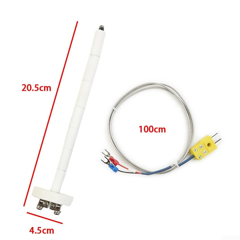 K Thermocouple Block Ceramic Insulator Kiln Probe 2372 °F(1300 Degrees Celsius) The Lowest Temperature can be Measured Minus 58F