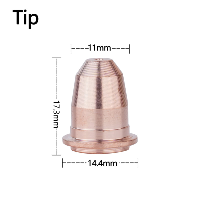 S45 Plasma Torch Head Low Frequency Plasma Cutting Torch With Electrodes PR0110 & Tips PD0116-08 22Pcs S45 Air Plasma Torch Body Head 22Pcs