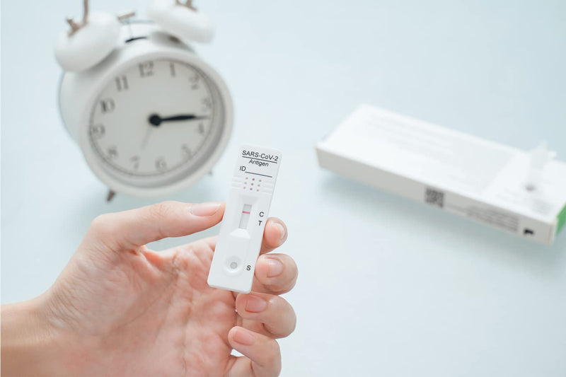 Rapid SARS-CoV-2 Antigen Test Card, 1 Pack, 8 Tests Total, FDA EUA Authorized OTC at-Home Self Test, Results in 15 Minutes, Convenient and Comfortable to use