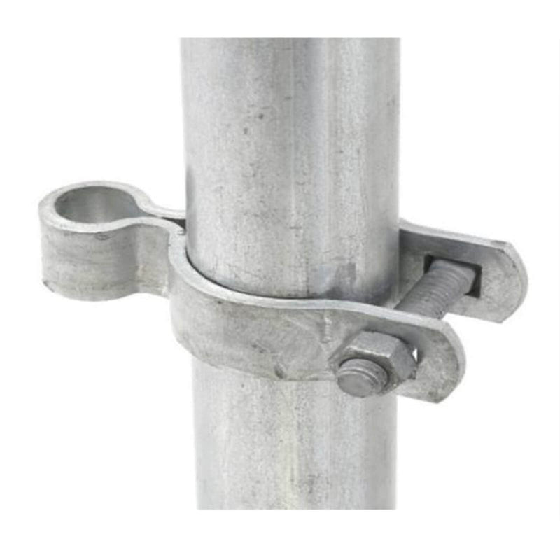 Aiwaiufu 2 Pcs Chain Link Fence Gate Post Hinge for Outside Diameter Post/Pipe, Pressed Steel Post Hinge (2-3/8") 2-3/8"