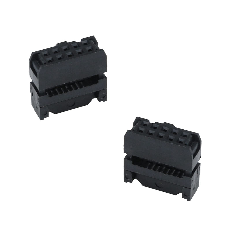 Antrader FC-10P IDC 2.54mm Pitch Connector Female Header JTAG ISP Socket 50-Pack