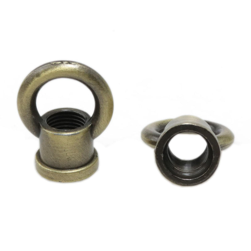 yukata Ring nut Ring nut Eye nut lamp nut lamp nut lamp Hook,M10 Thread Bronze Ring Hanging lamp 4 Set
