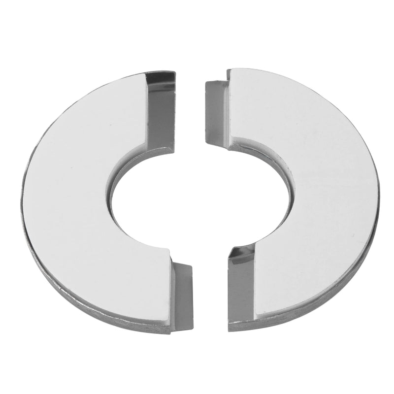 4Pcs 304 Stainless Steel Wall Split Flange Round Escutcheon Plate Cover for Various Pipes (22mm/087in) 22mm/087in