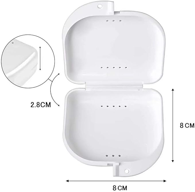 Doyeemei 1 x Dental Orthodontic Retainer Box Mouth Training White - NewNest Australia
