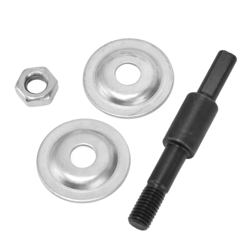 Garosa Drill Arbor Adapter Converts Drill to Grinder Firmly Fix Grinding Wheel Stainless Steel Carbon Steel Easy Installation Works with Various Sizes (8.3mm handle connecting rod) 8.3mm handle connecting rod