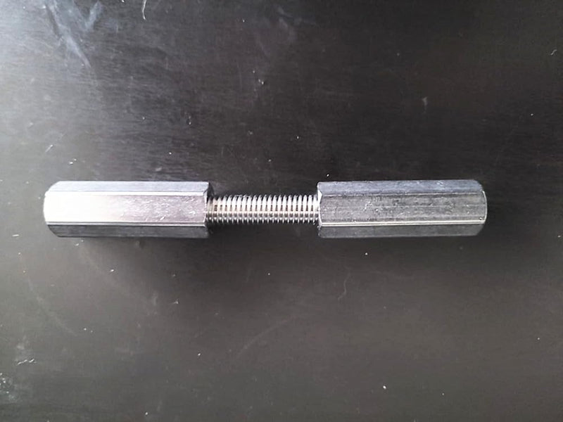 Pack of 8 M6 X 1.0-Pitch 30mm Length Hex Width 10mm Metric Hex Coupling Nut 304 Stainless Steel Rod Coupling Nuts