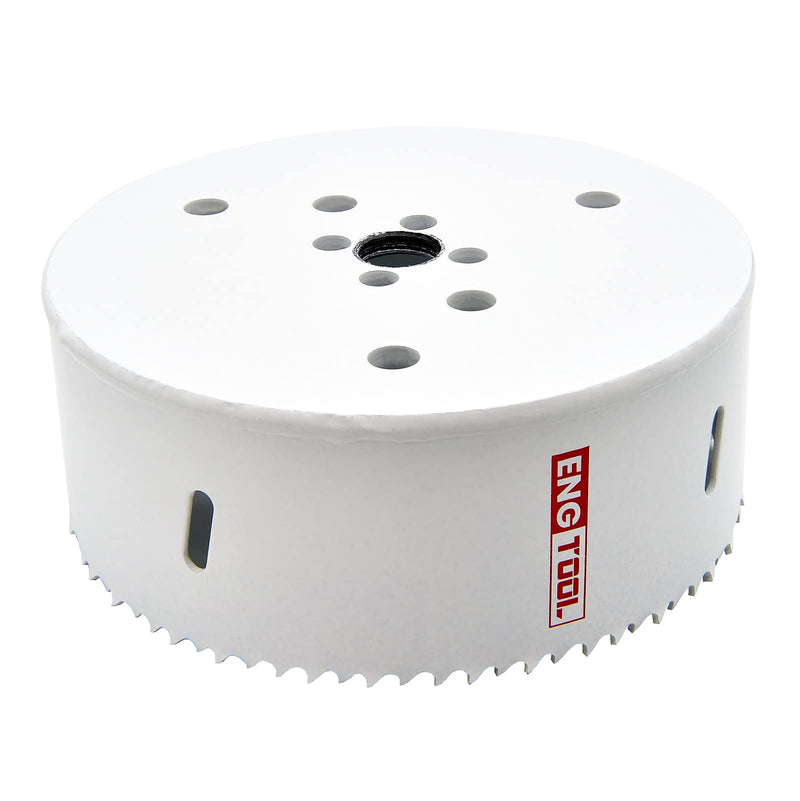 MaxTool 4-3/4" Bi-Metal Hole Saw 121mmCobalt M42 High Speed Steel Bimetal Holesaw with 1.75" Deep 5/8-18 Thread for Cut Tough Material; BM03W44R448E