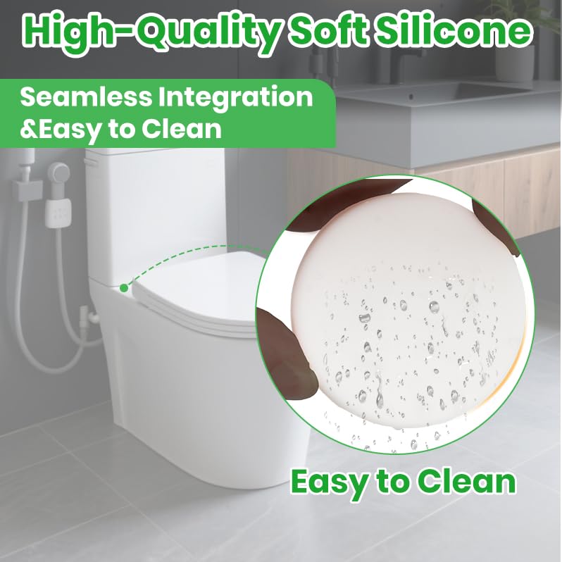 for Toto Washlet+ Bidet Toilet Hole Cover Silicone Plug Grommet Rubber Cap（2 PCS）