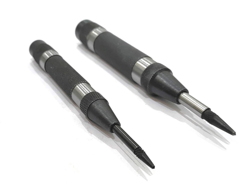 A.D. International Automatic Center Punch with Replaceable Hardened Steel Tip ((Set of Both)) (Set of Both)