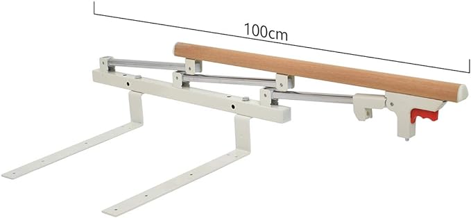 Cific Bed Guard, Foldable, Nursing, Fall Prevention, Handrail, Wood Grain (3 Tiers) - NewNest Australia