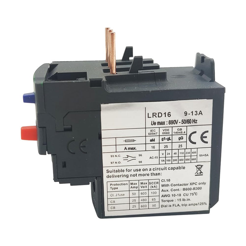 TeSys LRD16 Thermal Overload Relay 9-13A fit for contactor LC1D12-38