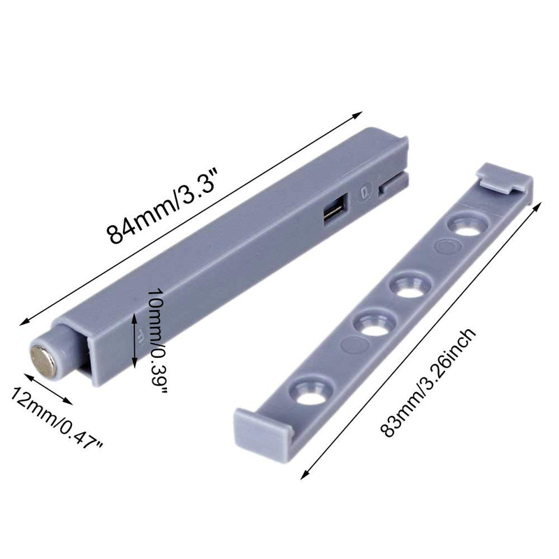 Magnetic Push Latches Push to Open Latch for Cabinet Drawer - 10pcs Type B