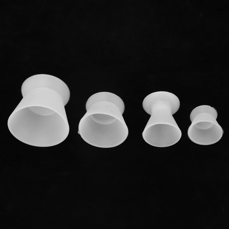 4Pcs Laboratory Mixing Cup Materials Mixing Bowl Set, Silicone Rubber Dental Materials Mixing For Instrument Organizers & Tubs Mixing Self-Curing Mixing Cup