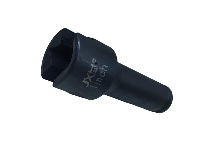 1/2-Inch Drive Multi-Purpose Lineman Deep Socket, Fits 1 inch 4-point Square Nuts, with 3/4 inch Slot for Eye Bolts, J-hooks, Hot-line Clamps, and Grounding Clamps