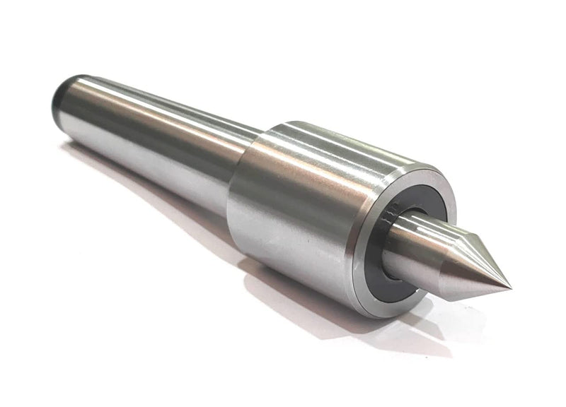 Small Slim Body Precision Revolving Live Center for Conventional Lathe Machines Under 10 Micron Run-Out & 1500-1800 RPM (MT3) MT3