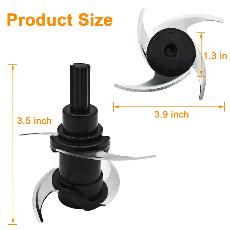 for Ninja Food Chopper Express Chop Blade, Replacement Parts Compatible with Ninja NJ110GR 200-Watt 16-Ounce Bowl, for Ninja Express Chopper Blender Attachment Accessories 1 Pack blade