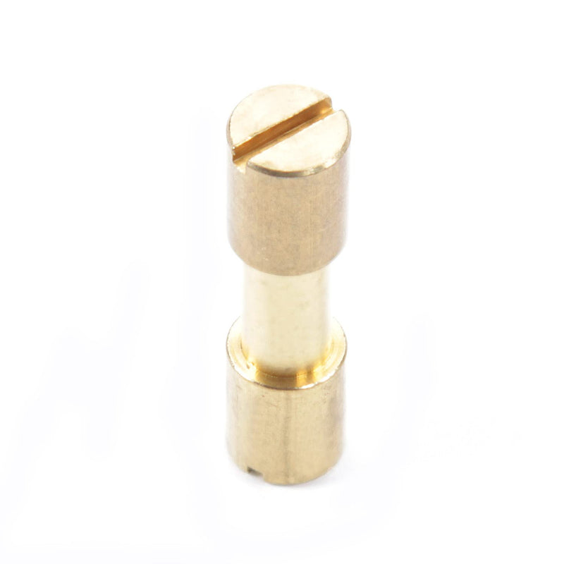 Corby Bolt Fasteners (10 Pack) with Step Drill for DIY Handles & Knife Handle Repair - USA Size (0.250 x 0.186 x 1.0 Inch) - (Brass) - for Full Tang Fixed Blades Corby Bolt (0.250 x 0.187 x 1.0 Inch) (10 Pack)(Brass) + (1)(Step Drill)