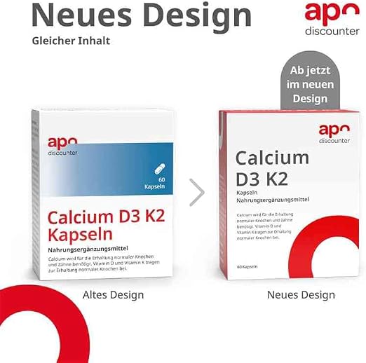 Calcium D3 K2 capsules 60 pieces - NewNest Australia