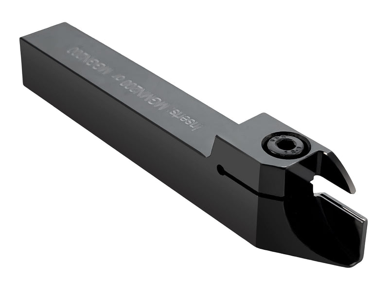 Accusize Industrial Tools 1/2" x 1/2'' Cut-Off Holder, Parting Tool, Mgehr08-2 of 2387-2004 with 10 Carbide Inserts for Cutting Aluminum | For Aluminum, MGGN200-LH Inserts Included, 1 Indexable Holder Plus 10 Carbide Inserts, 2387-0004INSA