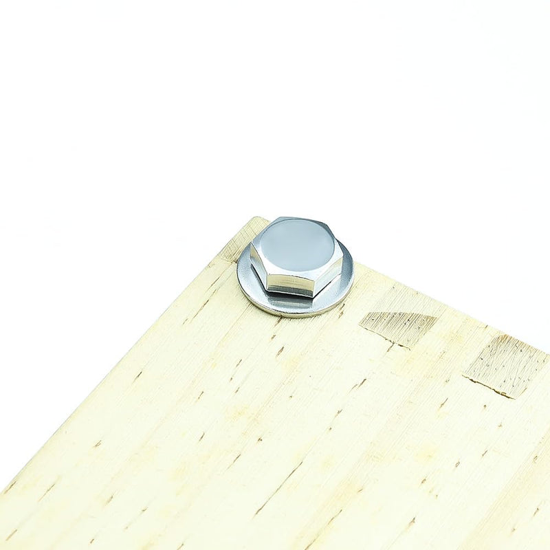 1/4 x 3 Hex Head Lag Screws Bolts with Flat Washers (10 Sets), 304 Stainless Steel 18/8, Partial Thread, Deck Screws, Heavy Duty Hex Head Wood Lag Screws, Fayeploo 1/4 x 3"