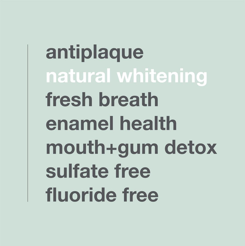 Davids Fluoride Free Whitening & Antiplaque Toothpaste, Natural Peppermint, Mouth & Gum Detox, SLS Free, EWG Verified Clean & Safe Ingredients, 5.25oz, Made in USA 5.25 Ounce (Pack of 1)