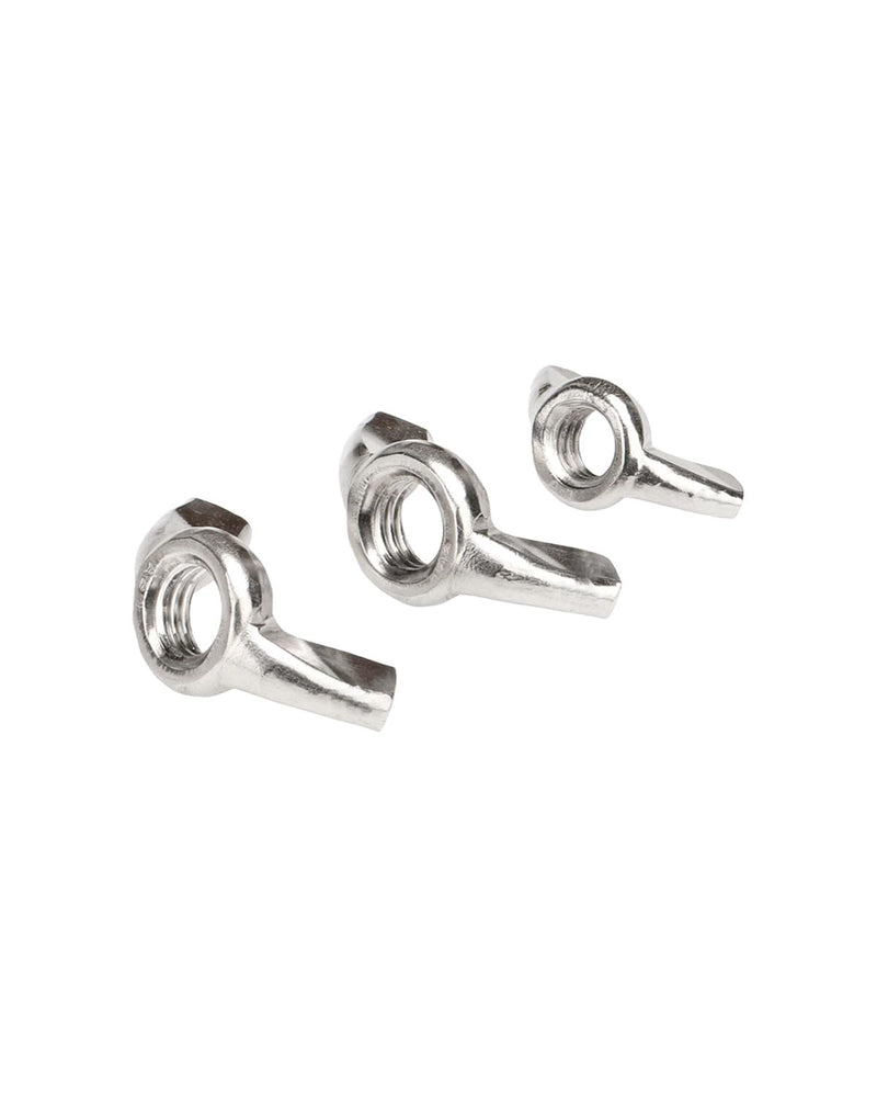 M6 Wing Nuts - IMScrews 304 Stainless Steel Wing Nuts - Durable Hardware for Home Maintenance and Professional Engineering Pack of 10 M6