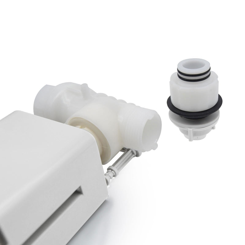 Toilet Side Mount Fill Valve Replacement,Compatible with Delta RP71168, G1/2 Inlet with G7/8 Adapter, Adjustable Float Height, Includes Refill Tube & Filter Screen, WC Tank Repair Parts