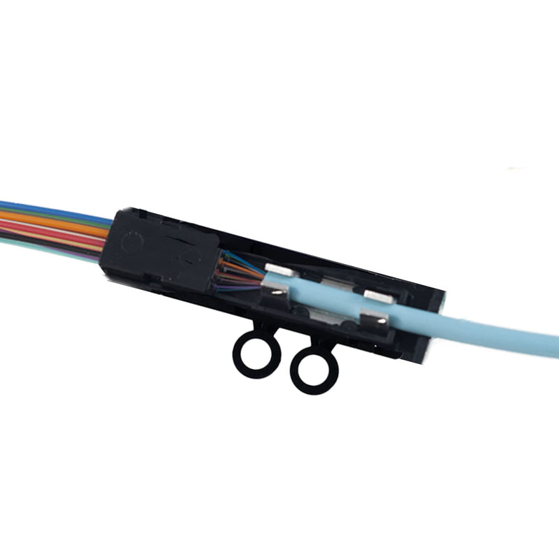 6 Strand Fiber Optic Buffer Tube Fan-Out Kit 25" Long. Field installable fanout Solutions for transitioning 250μm fibers to 900um for Direct Connector Termination (6 Strand) 6 Strand