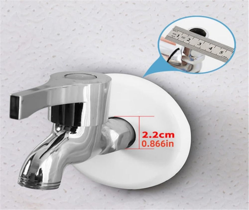 2 pcs Wall Split Flange Self-Adhesive tape Round Escutcheon Various pipes Plate Cover for Water Pipe Faucet Decoration Accessories (33mm/1.32in) 33mm/1.32in