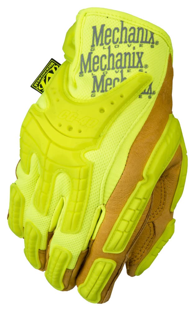 Mechanix Wear: Hi-Viz CG Heavy Duty Work Gloves (X-Large, Fluorescent Yellow) X-Large