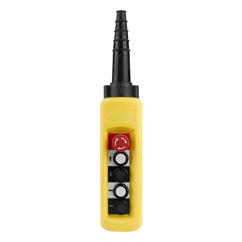 JTLB Crane Chain Hoist Push Button Switch Lifting Pendant Controller 4 Buttons