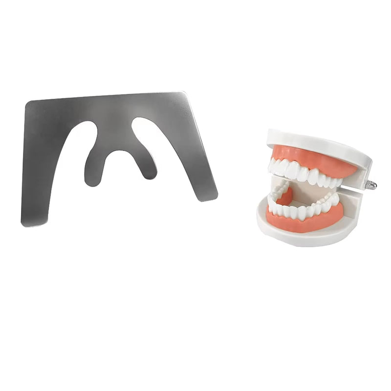 Dental Stainless Steel Fox Plane Plate Autoclavable Occlusal Maxillary Casting Jaw Plate for Fabricating Dentures