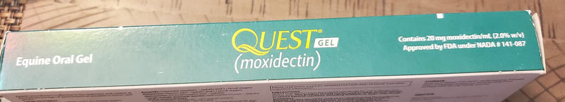 Quest Horse Wormer Gel Paste Equine Moxidectin (0.4oz.) - PawsPlanet Australia