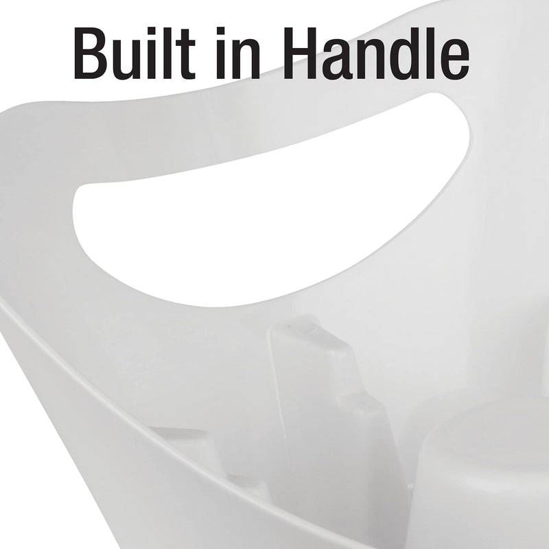 Plumb Craft Universal Plunger Holder Drip Tray, White (1 Pack)