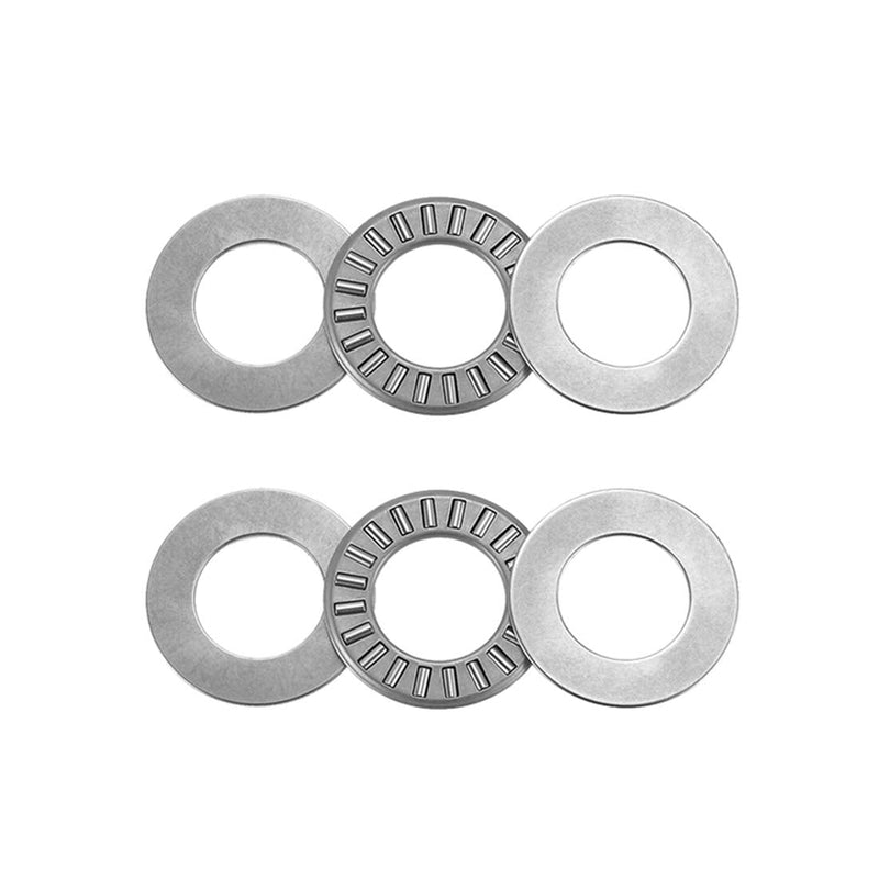uxcell NTA1018 Thrust Needle Roller Bearings with Washers 5/8" Bore 1-1/8" OD 5/64" Width 2pcs 5/8"x1-1/8"x5/64"