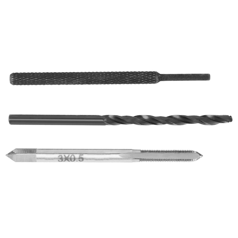 Thread Repair Kit, 50Pcs M3 Stainless Steel Coiled Wire Helicoil Screw Threaded Inserts Repair Sleeve Assortment Set